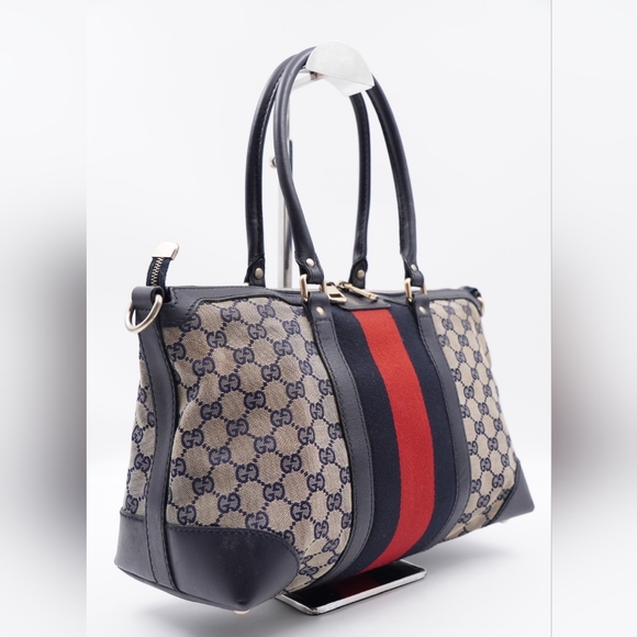 ❌️❌️SOLD❌️❌️X31❤️ Gucci GG Canvas Vintage Web Convertible Tote bag - Picture 2 of 16